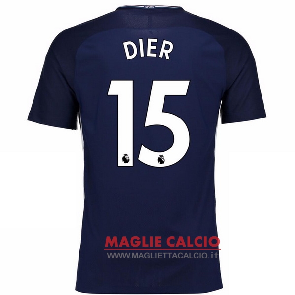 nuova maglietta tottenham hotspur 2017-2018 dier 15 seconda